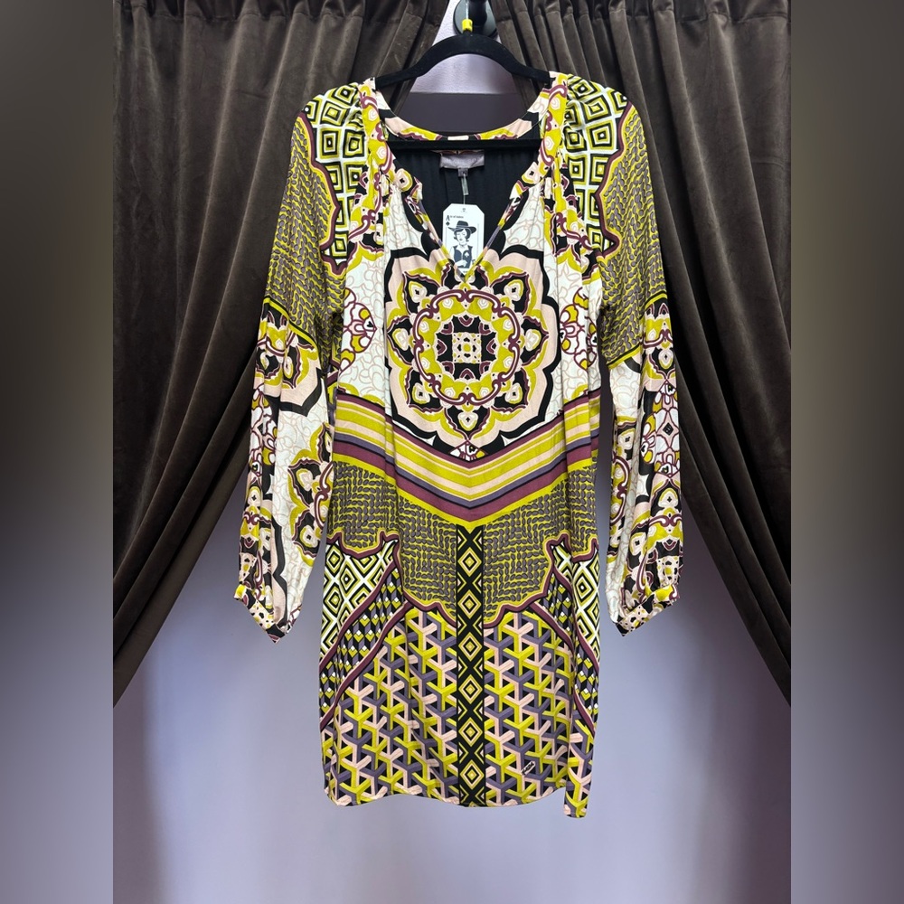 Hale Bob Silk Blend Boho Dress